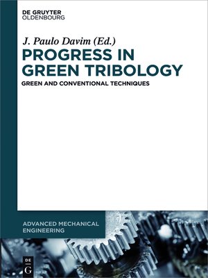 cover image of Progress in Green Tribology